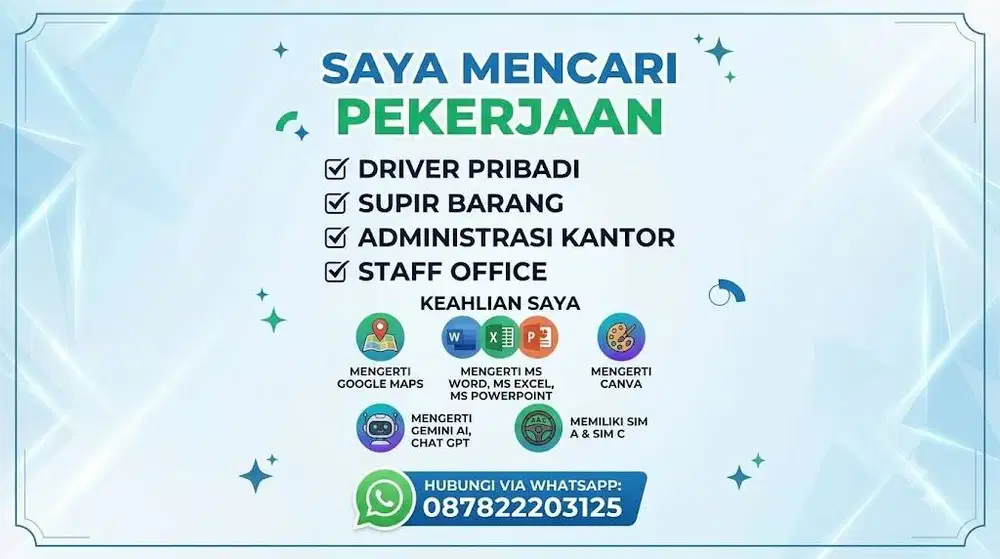 Saya Mencari Pekerjaan
