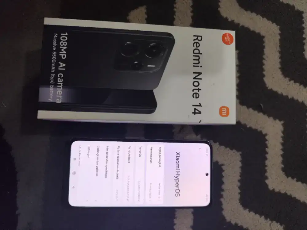 Resmi note 14 4G 8/256 fullset