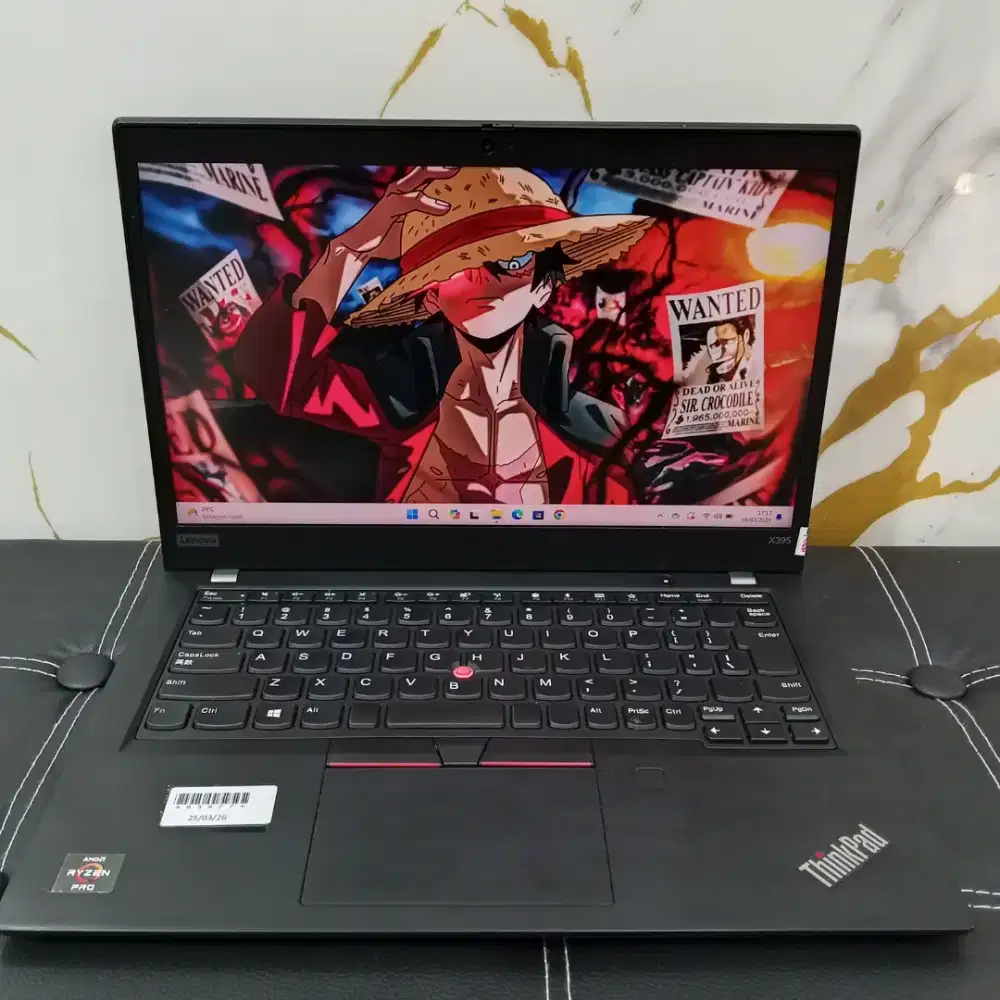 Lenovo Thinkpad X395 AMD Ryzen 5 Pro 3500U RAM 8gb ssd 256gb mulus
