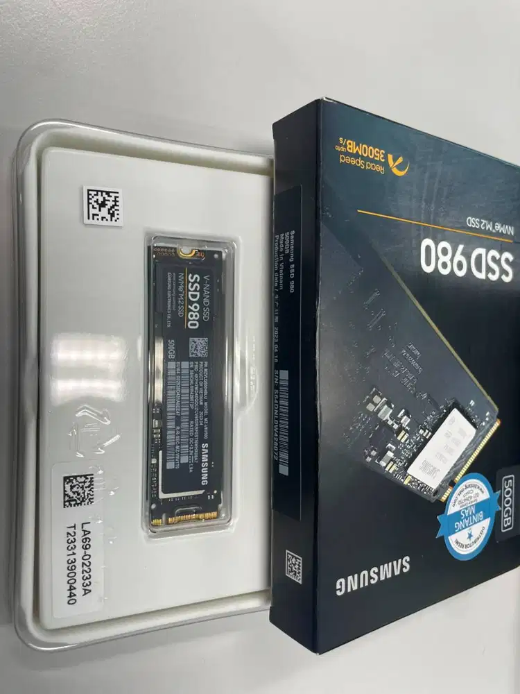 BU Samsung NVME SSD 980 500GB - NEGO - Storage