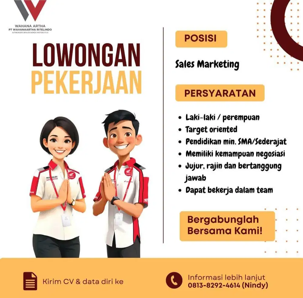 sales motor honda