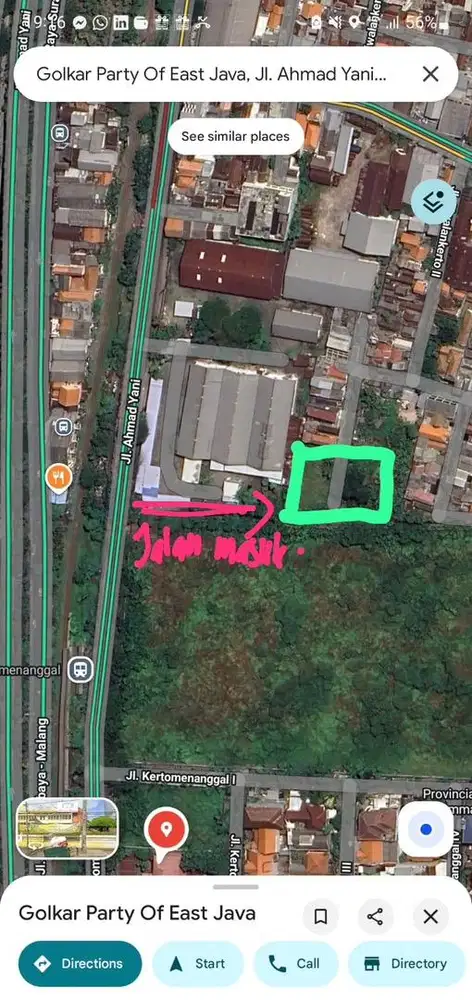 Dijual Tanah Siwalankerto (Dekat Kampus UK Petra)