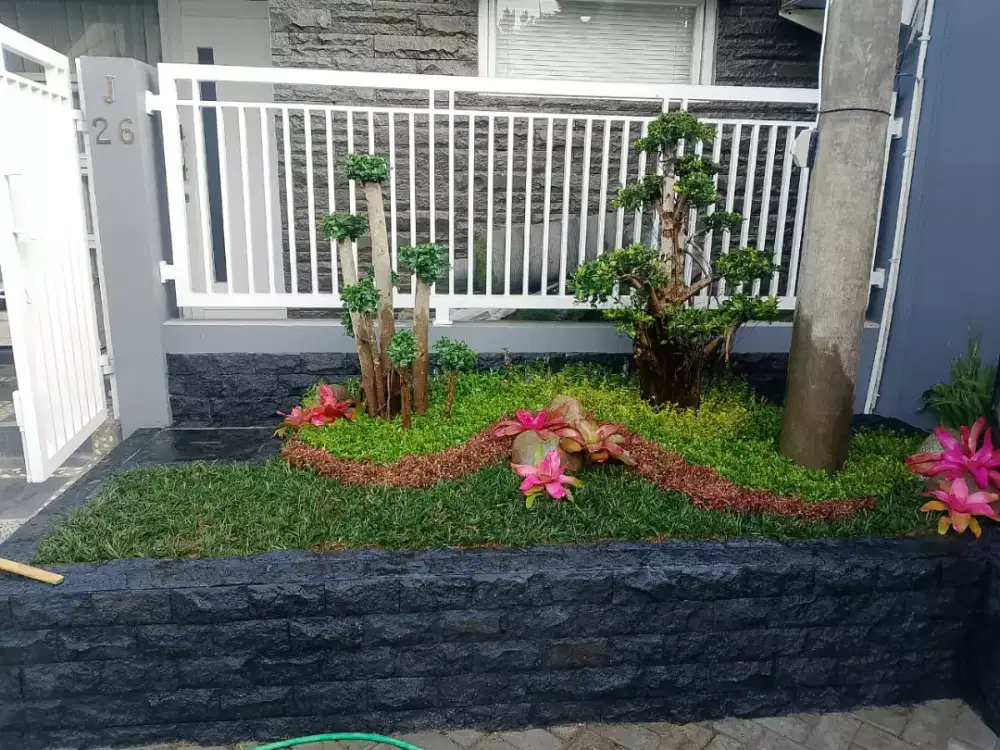 Menerima pembuatan taman minimalis taman dekorasi taman
