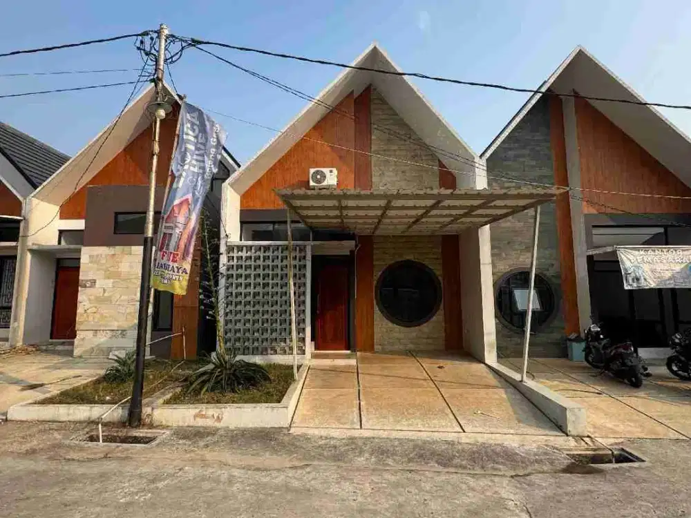 rumah strategis 5 menit ke stasiun bojonggede akses langsung jln raya