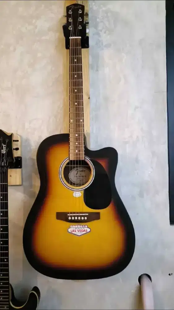 Gitar Fender FA 25 CE elektrik original/tuker tambah