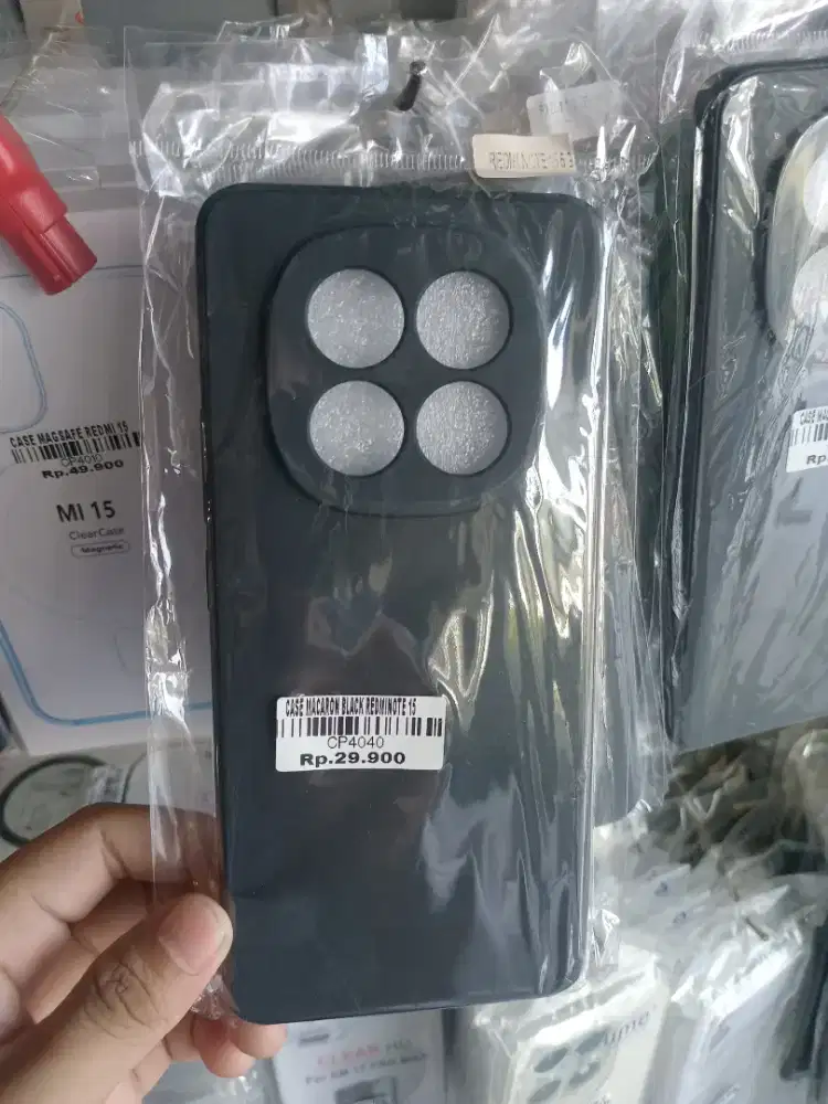 CASE MACARON BLACK R.NOTE 15 ATLANTIS DAHSYAT