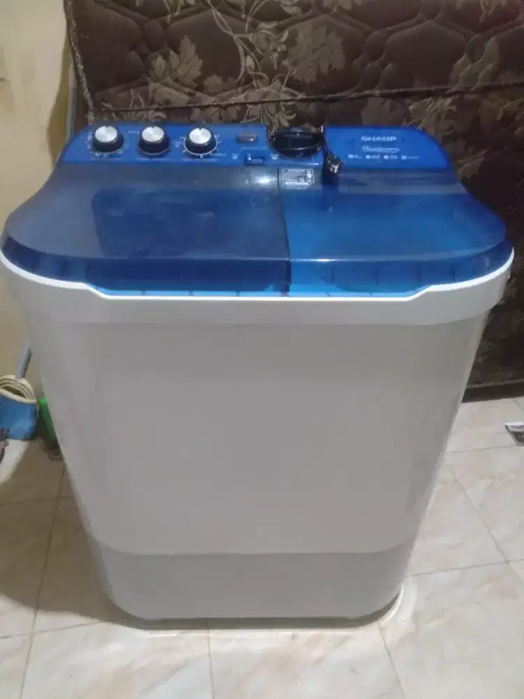 Mesin cuci Sharp 2 tabung dolphinwave 10kg