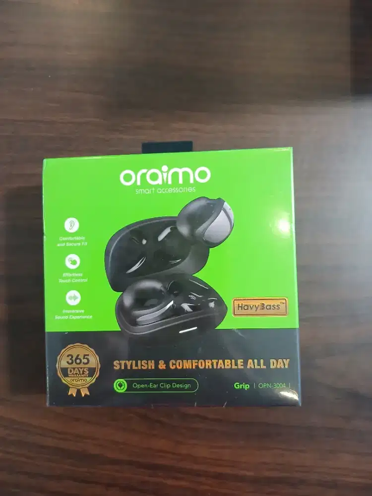 oraimo Open Ear Headset Grip OPN-3004 Earphone Bluetooth V5.4