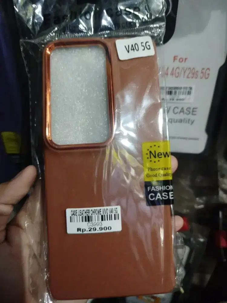 CASE LEATHER CHROME VIVO V40 5G