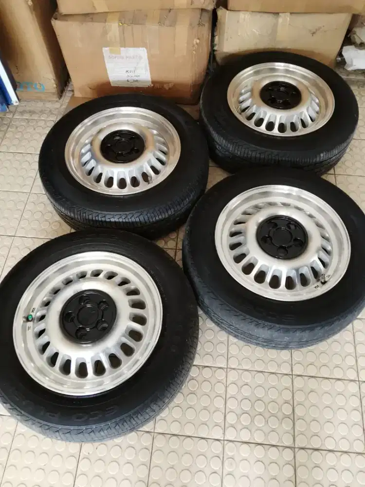 Velg HSR Wheel tipe BSI (Classic/Retro) Ring 15 pcd 100/114 mulus