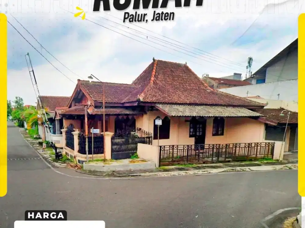 Rumah Hook Strategis Sangat Terawat, Siap Huni di Palur Jaten Karanganyar