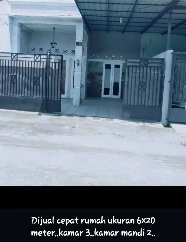 Dijual cepat rumah 6x20