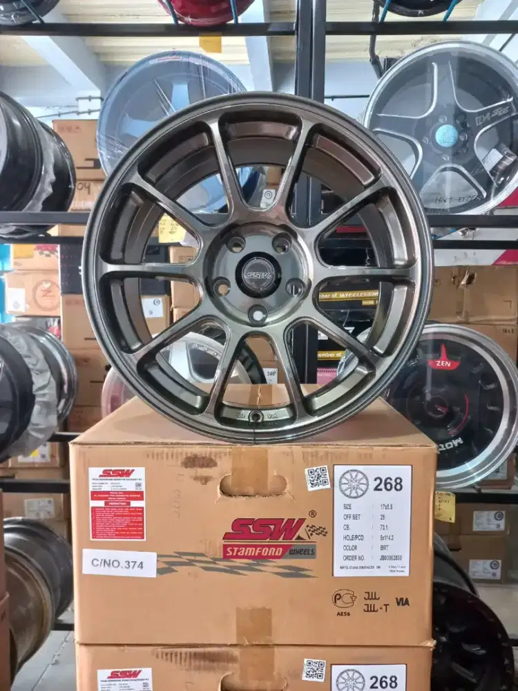Velg ssw work emotion zr10 r17 5x114 lbr8,5 et25
