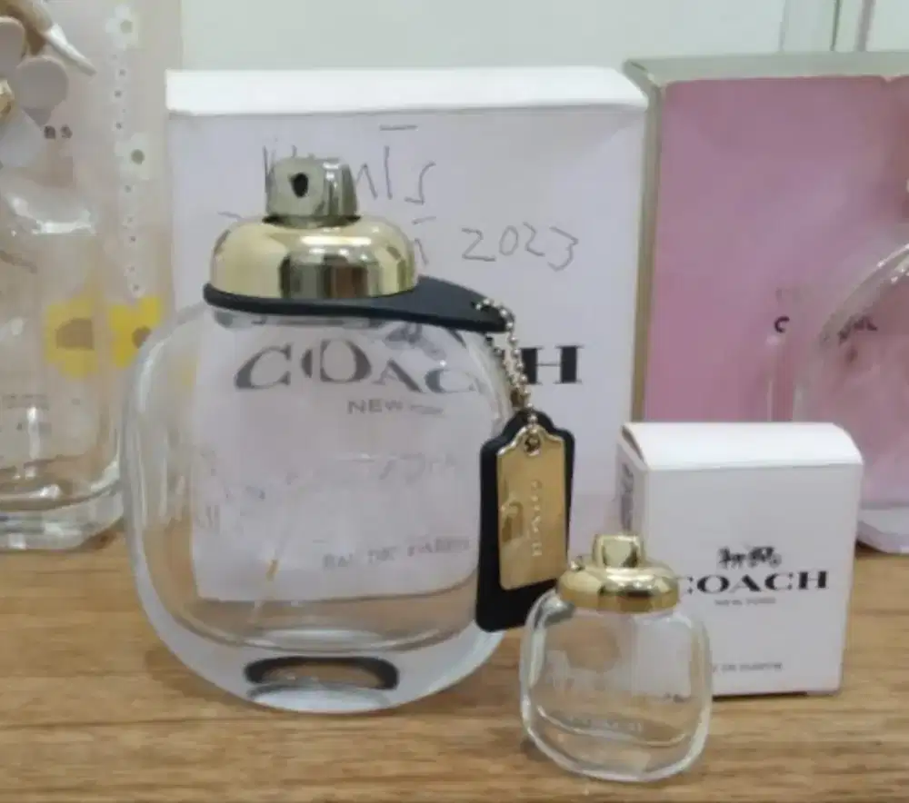 Botol Parfum Coach + miniature + dus90