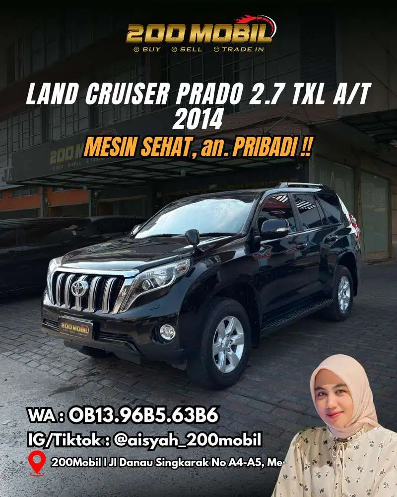 Toyota Land Cruiser Prado 2.7 TXL A/T 2014 Bensin
