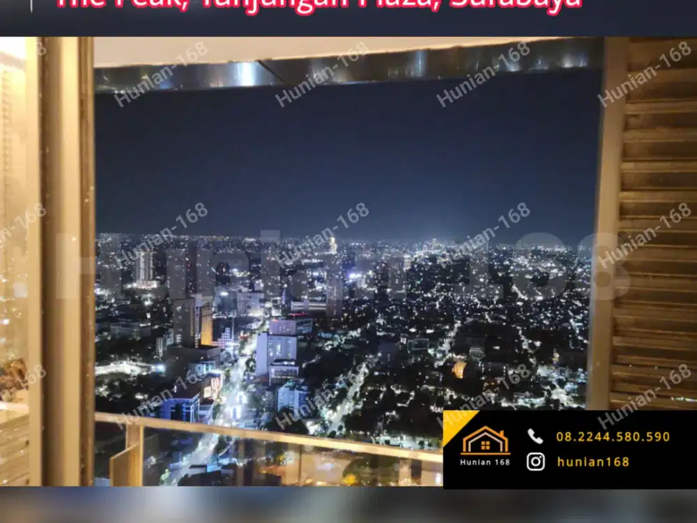Apartemen Mewah Fully Furnished The Peak One Icon Tunjungan Plaza TP 2 Br Bedroom Surabaya Tengah Pusat Kota Residence