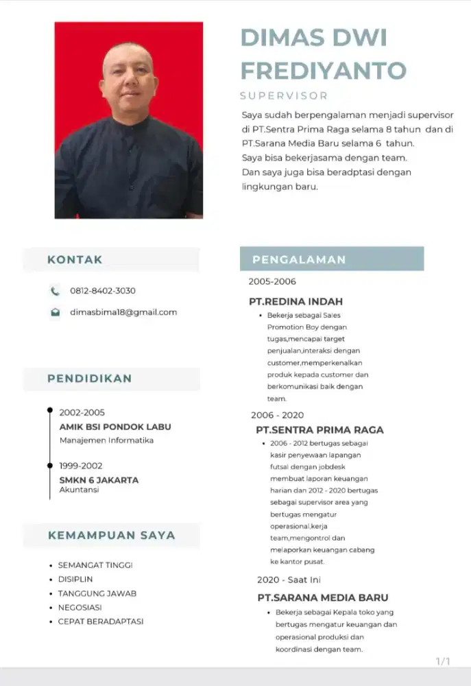 Bismillah...sedang mencari pekerjaan..saya siap jadi driver