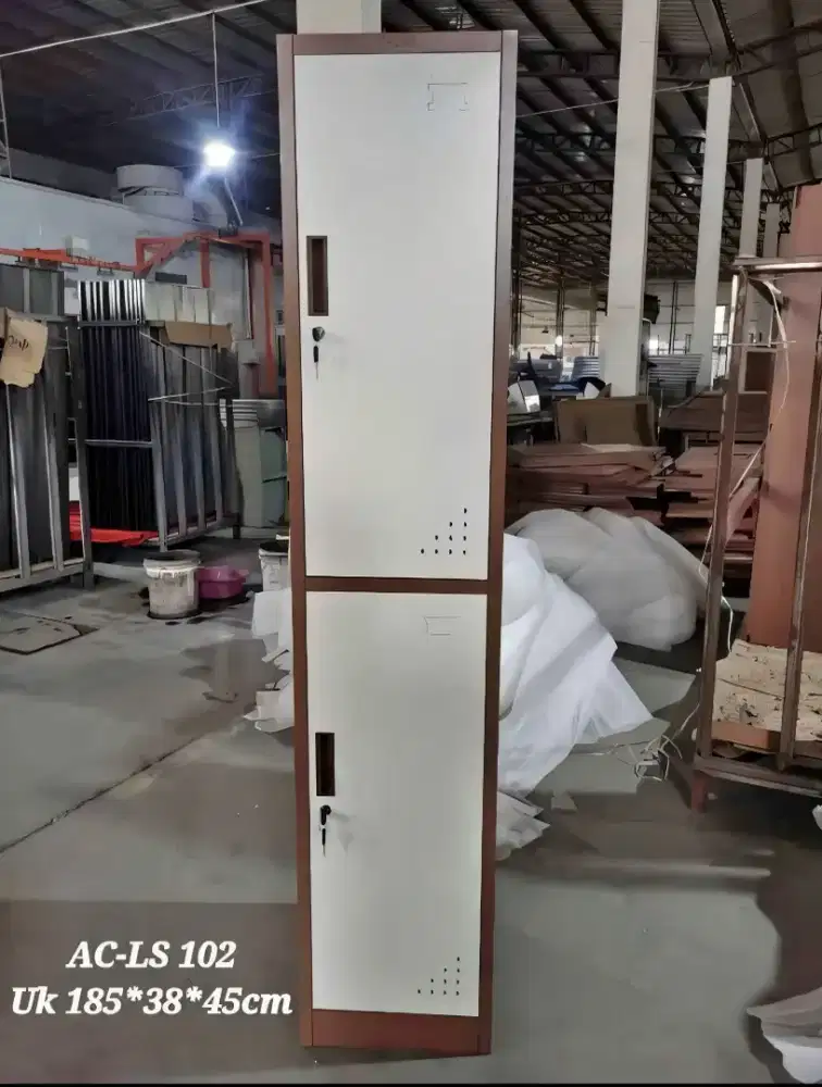 Lemari Loker Besi 2 pintu / Loker Besi /Lemari besi /Lemari arsip besi