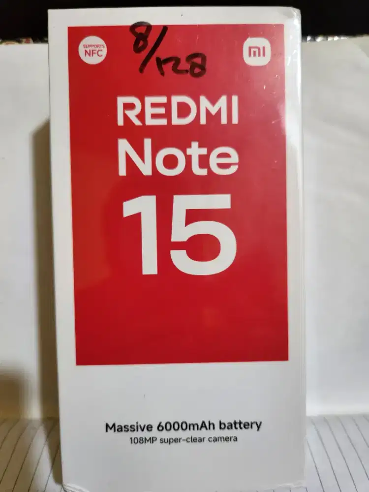 Redmi Note 15 4G 8/128gb Baru Segel Resmi