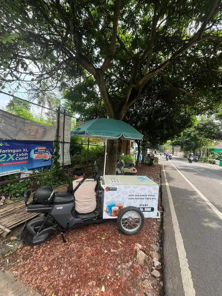 GEROBAK KOPI KELILING INCLUDE SEPEDA LISTRIK