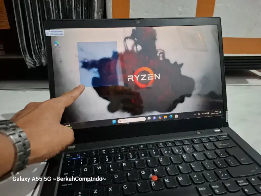 Laptop Lenovo Thinkpad L14 Gen 2 Ryzen 7 Pro/Ram 16gb/Ssd 256gb