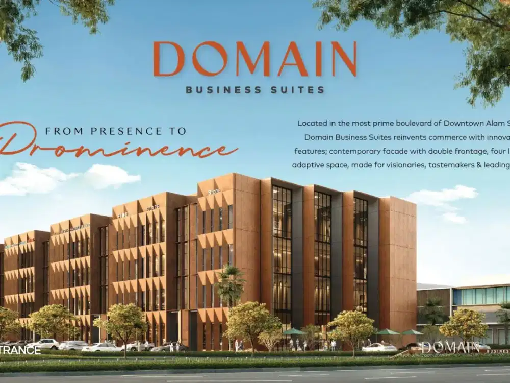 DIJUAL RUKO BARU Domain Business Suite di Alam Sutera - Premium Commercial Space di CBD Alam Sutera