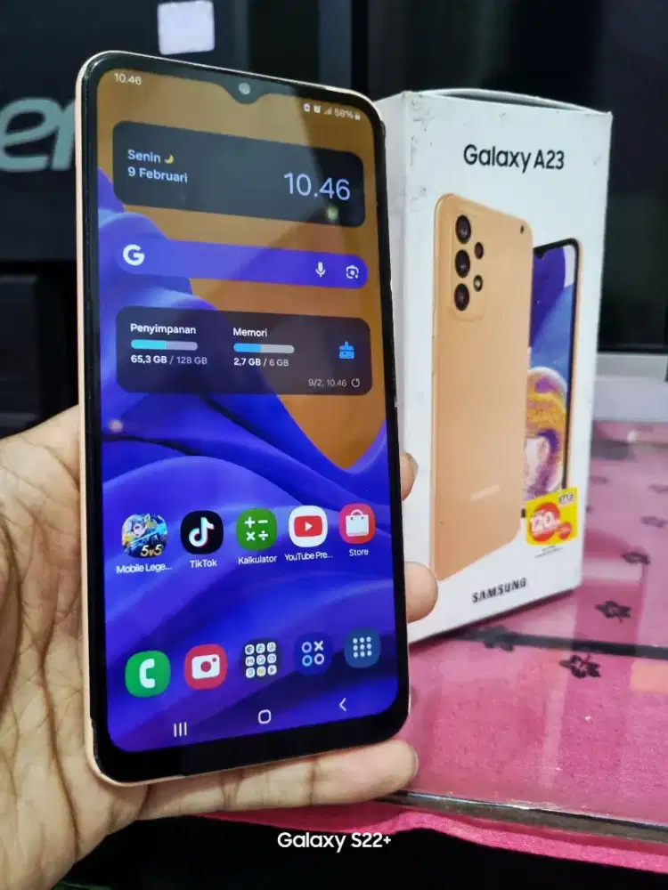 Samsung A23 Ram 6+6/128 Gb Fullset
