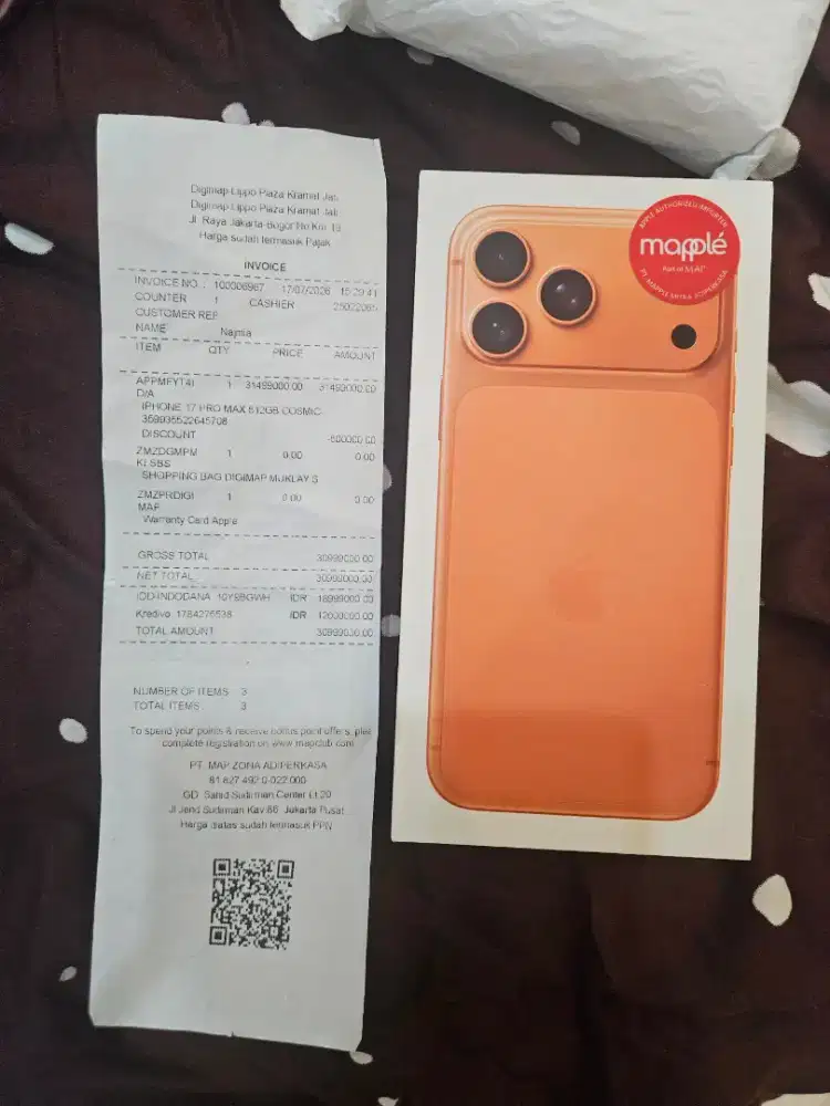 Iphone 17 pro max 512gb
