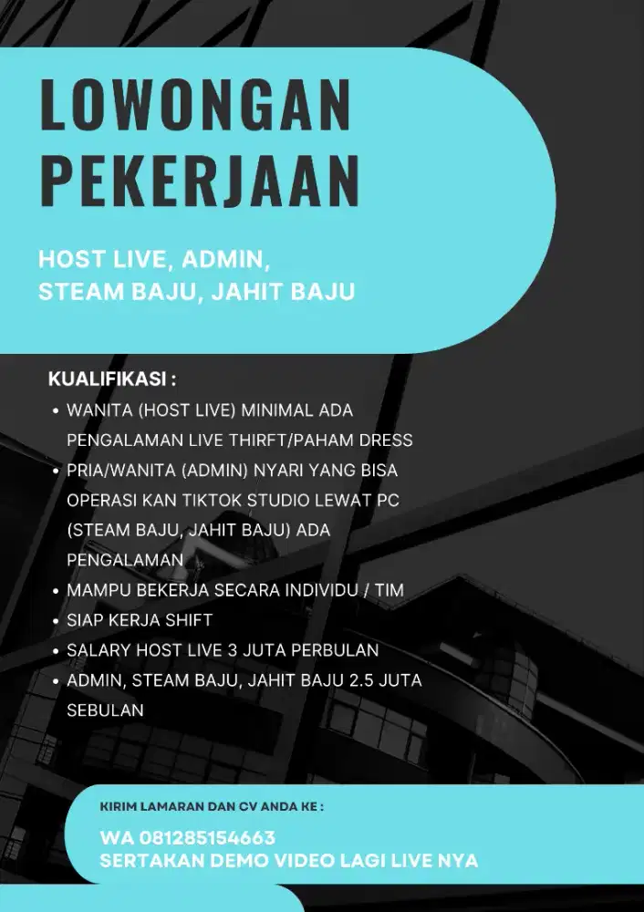 Loker host live thirft dress
