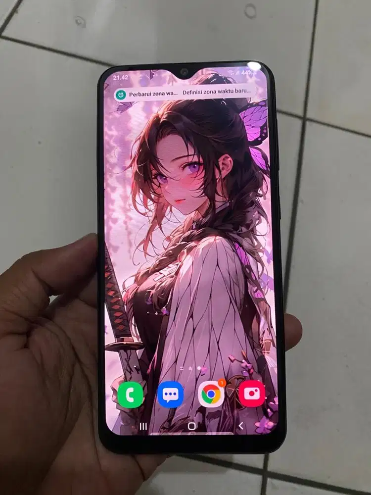 BU hp samsung A50 6/128 kondisi normal batere awet fp off