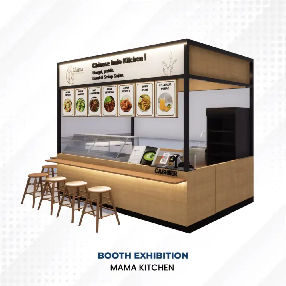 Spesialis Booth Pameran, Gerobak, Booth kuliner