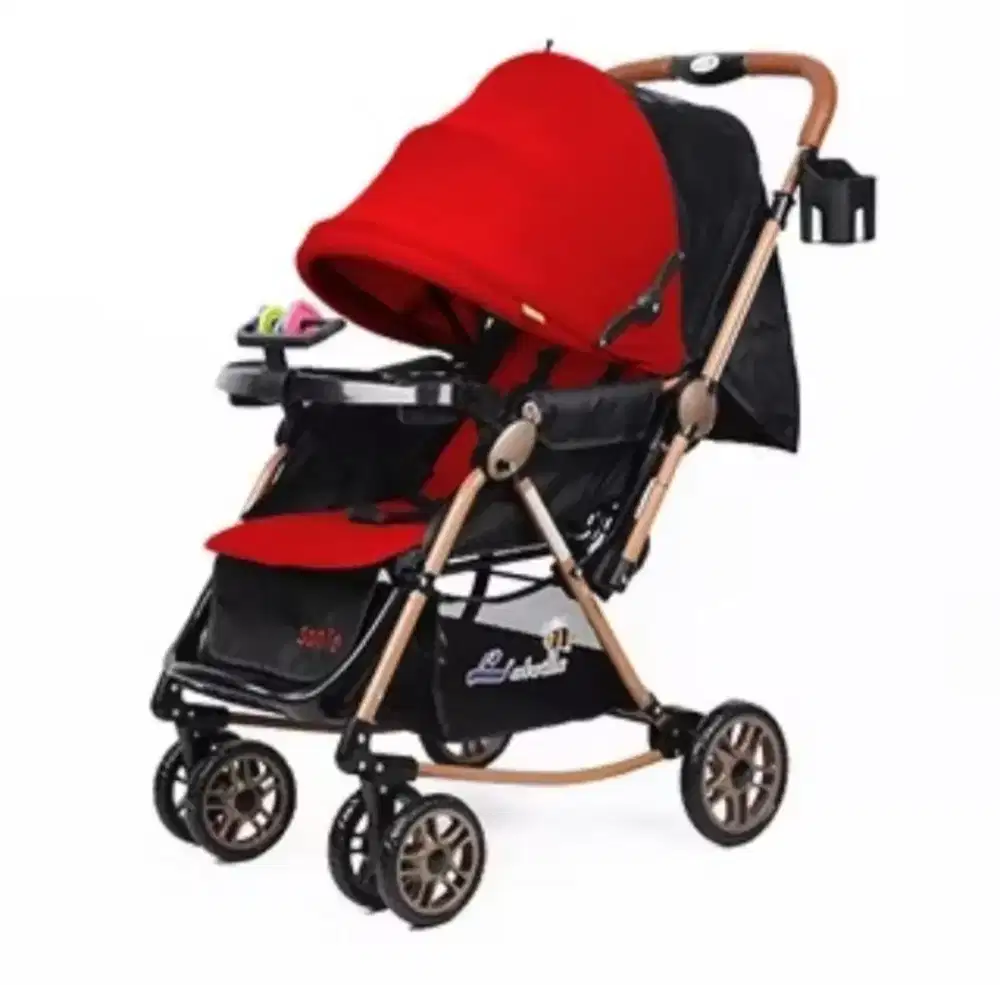 Labeille S028 Baby Stroller, Kereta Dorong Lipat Bayi Anak