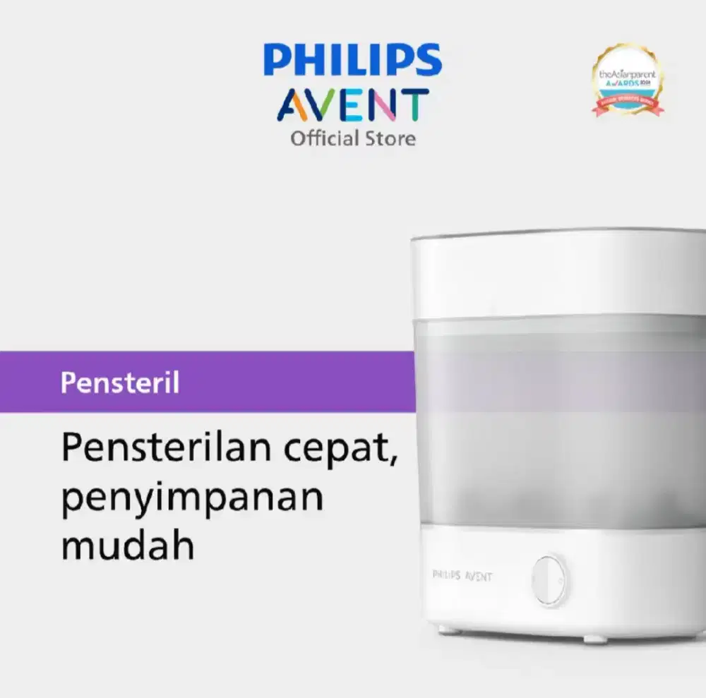 Philips Avent Sterilizer - SCF291/01, Alat Sterilisasi Botol Susu Bayi