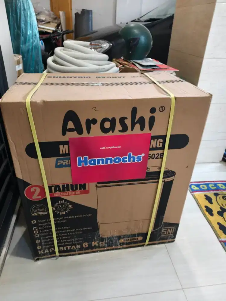 Dijual Mesin Cuci 2 Tabung Merk Arashi !