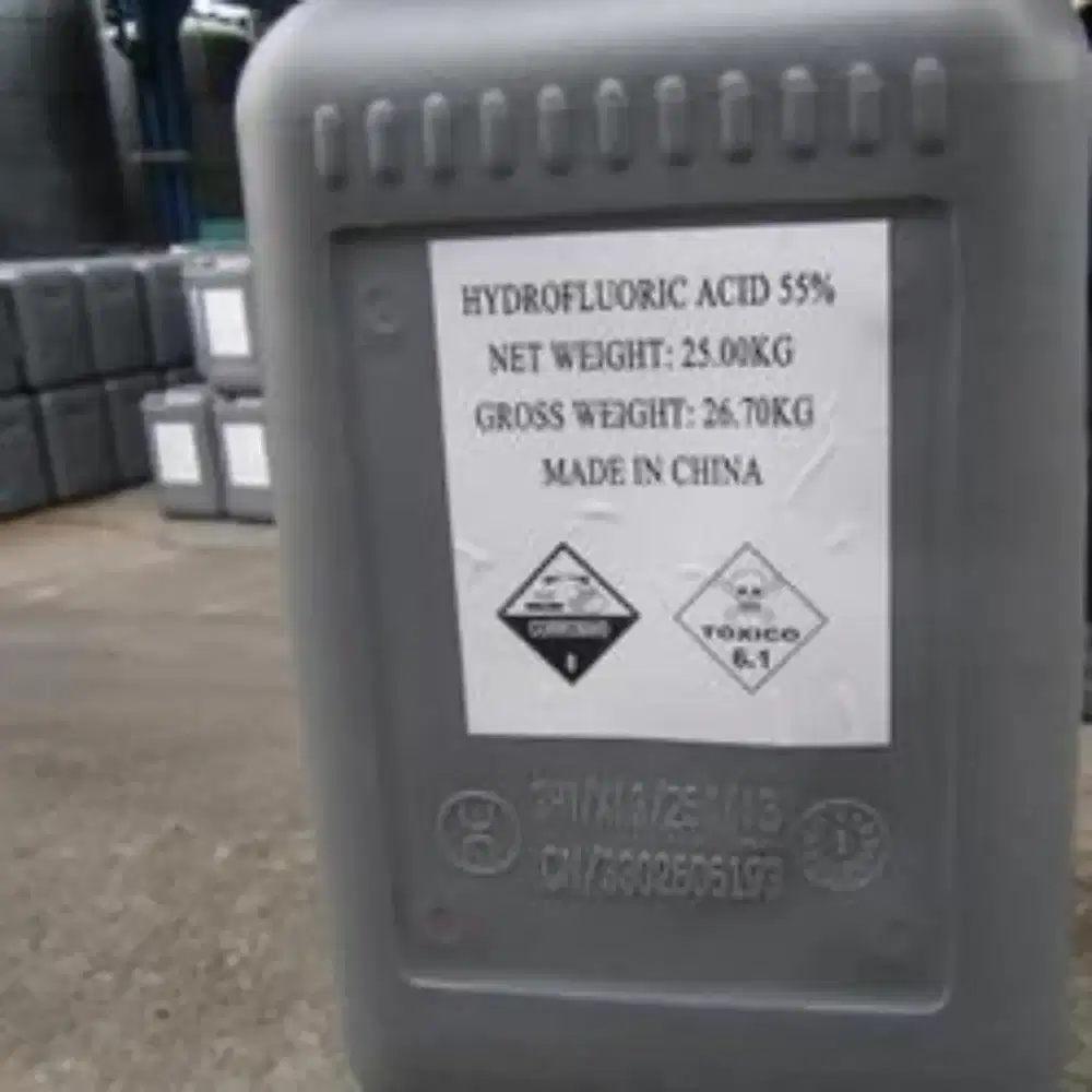 HF (hydrochloric acid)