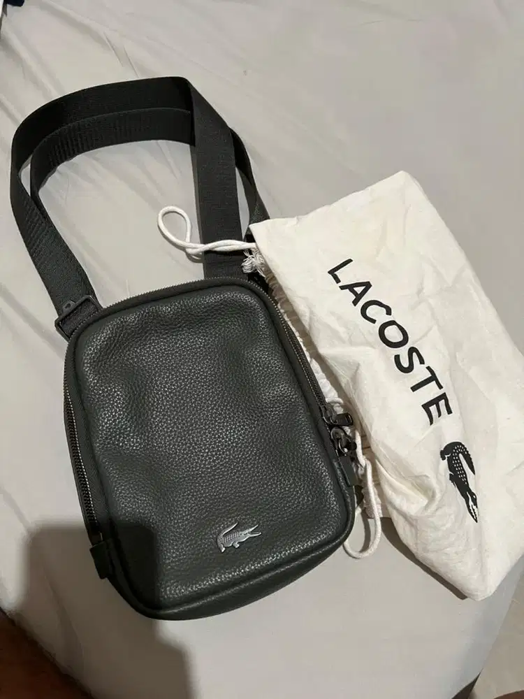 Lacoste Leather Shoulder Bag