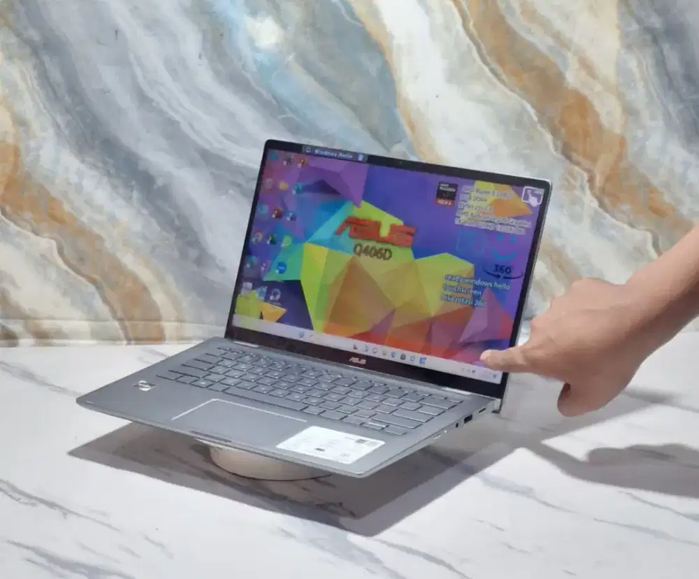 LAPTOP ASUS ZENBOOK TOUCHSCREEN BISA LIPAT 360 DERAJAT LAPTOP CODING