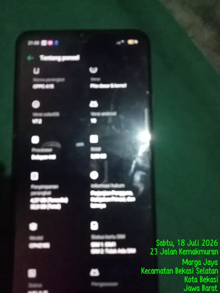 Oppo A 15 ram 3 mulus