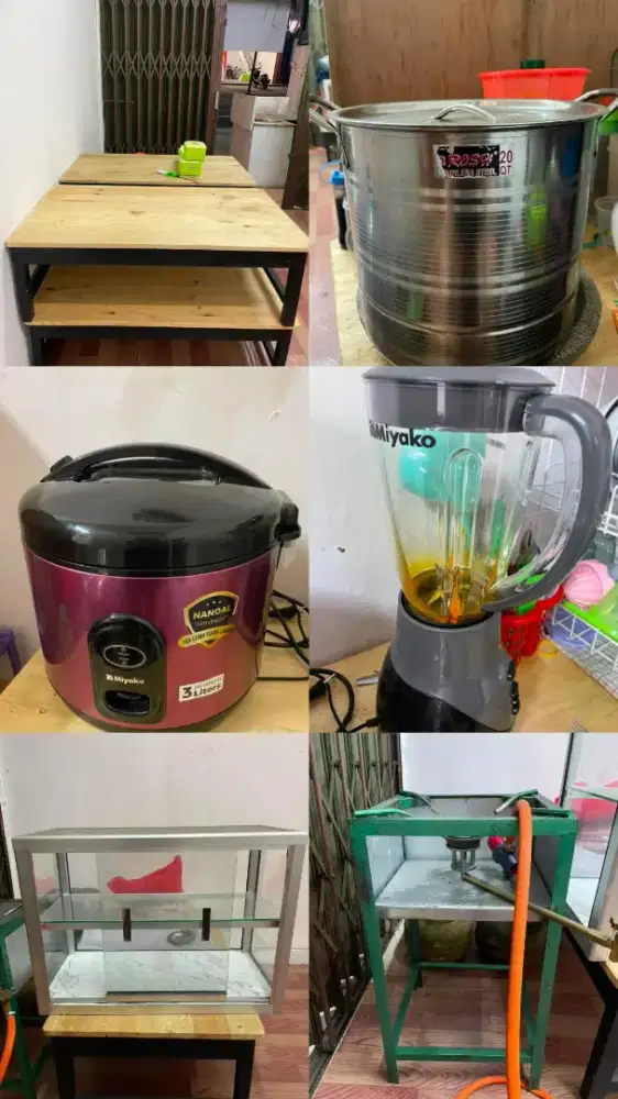 ALAT MASAK LENGKAP UNTUK JUALAN / DAGANG TINGGAL PAKAI