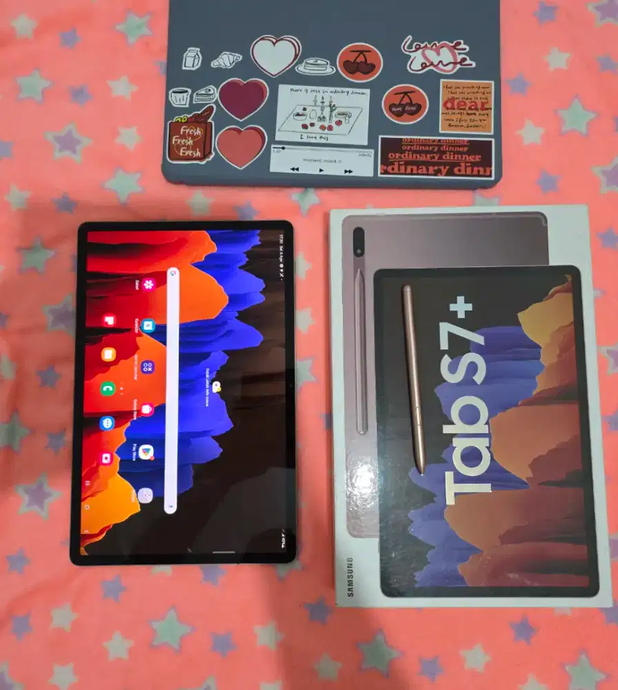 Samsung galaxy tab s7+ 4G lte 8/256gb resmi sein