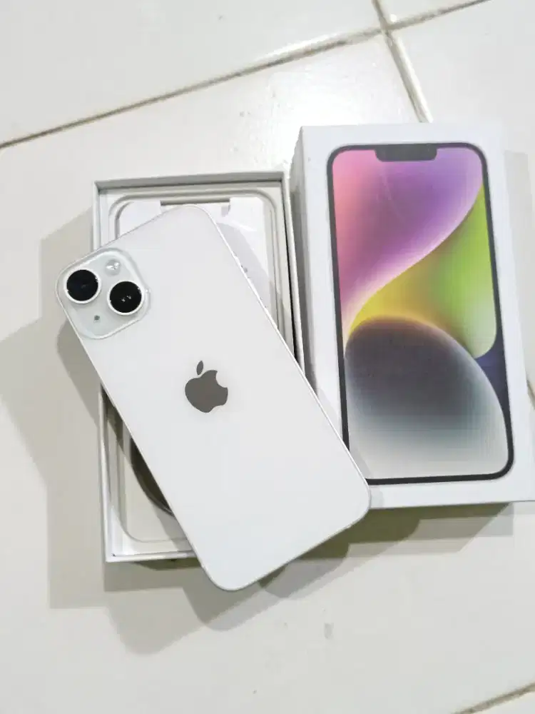 IP 14 128 GB White BH 100% ZDA ALL OP