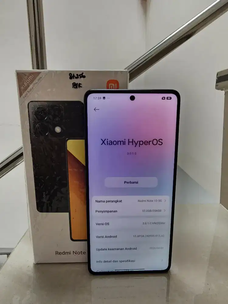 Xiaomi Redmi Note 13 5G Ram 8GB/Rom 256GB Hitam