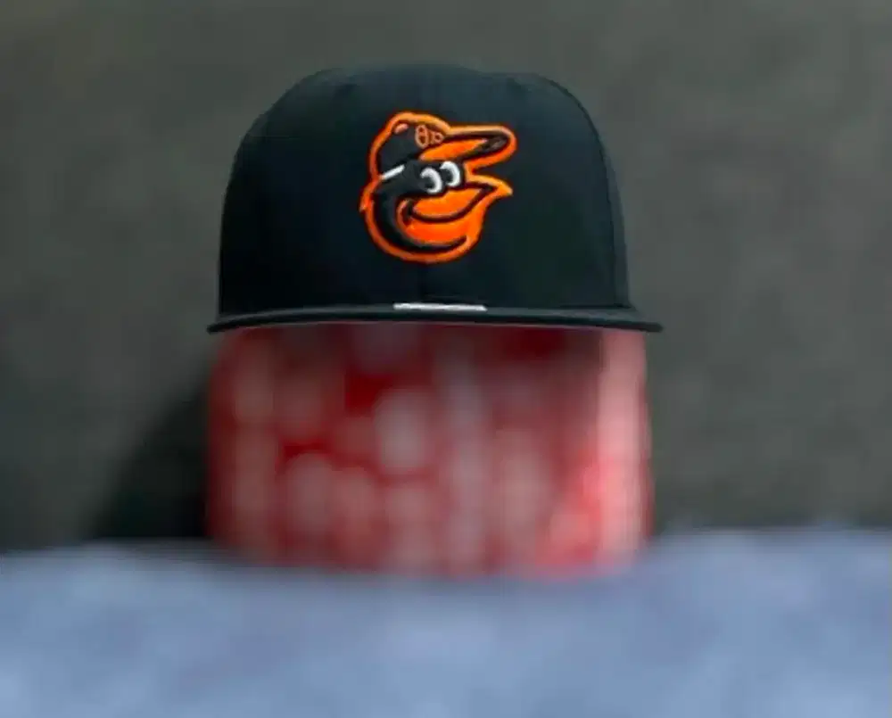 Topi Snapback MLB Baltimore Orioles Black - Fan Favorite Second