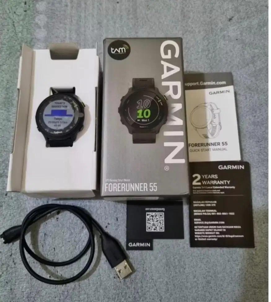 Jam smartwatch garmin for runner 55