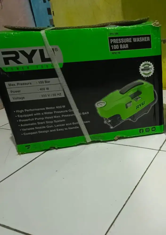 Steam RYU 100 bar masih mulus