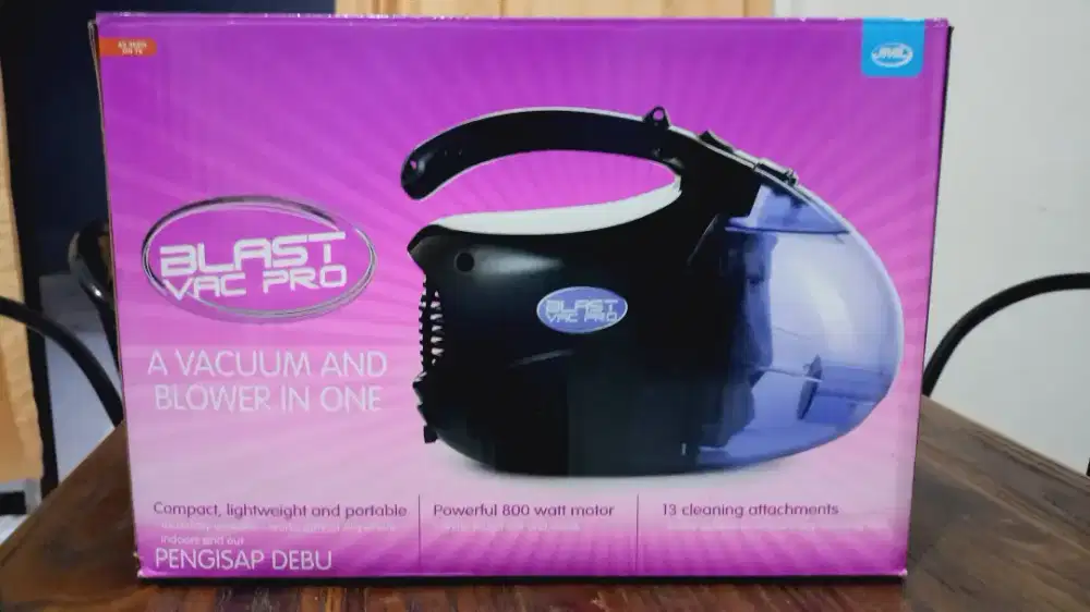 Portable Vacum Cleaner 2 in 1 (Penggisap Debu dan Blower) Full Set