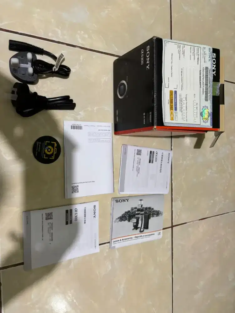 Sony A6300 Body Only fullset box