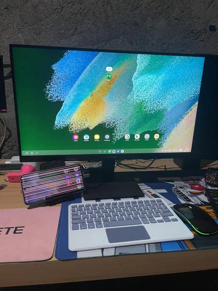 Samsung dex sepaket s21fe 5g + monitor xiaomi 22inc