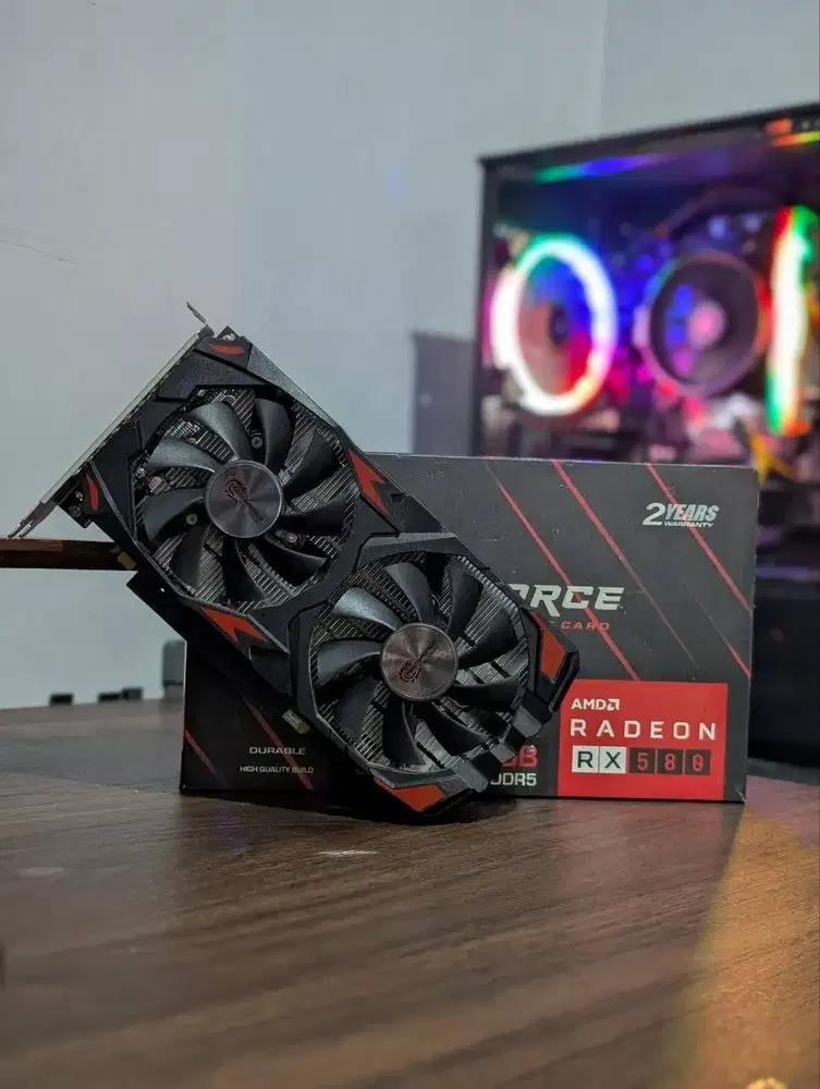 Midasforce RX 580 8GB Fullset Garansi 2027