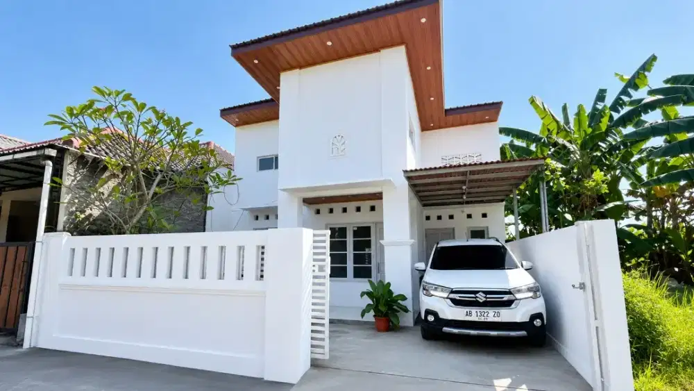 Rumah Cozy 5 kt pinggir Aspal 100 m dari jalan Solo